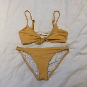 L* Space yellow bikini set